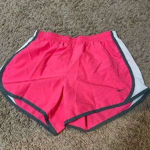 Pink nike shorts